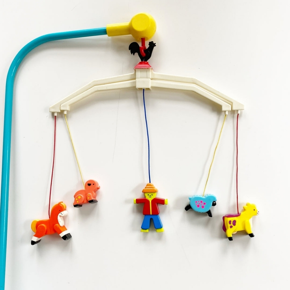 Vintage Fisher Price Mobile - Farm Animals